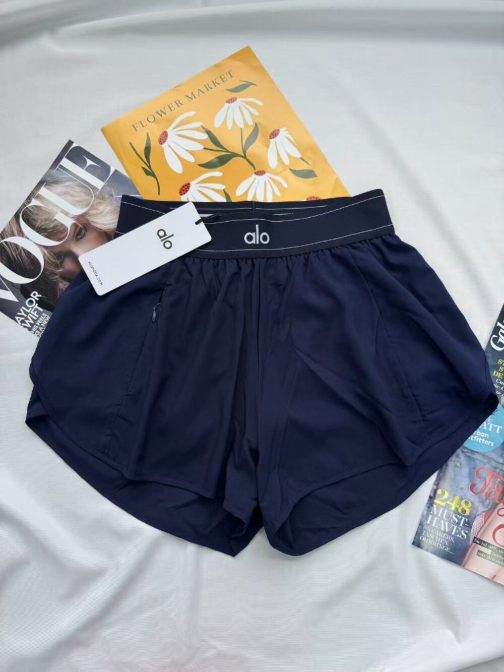 New with Tags😘ALO Yoga Match Point Shorts Navy | Tennis Athletic Short - Picture 3 of 7